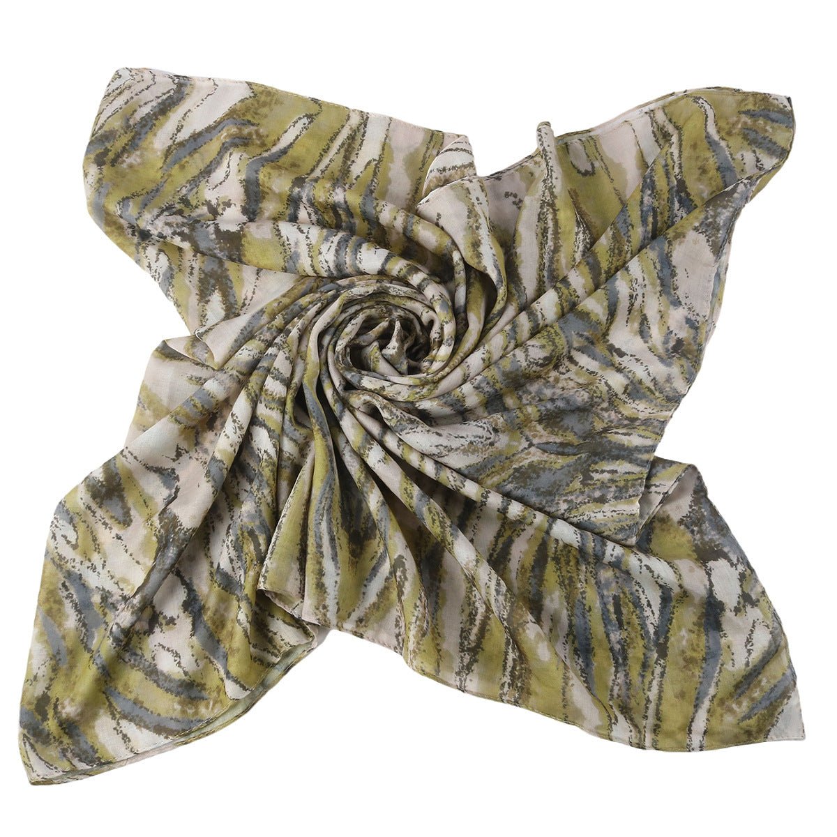 Printed Cotton Hijab Scarf | Soft Breathable Long Headscarf(MH201) - Mariam's Collection