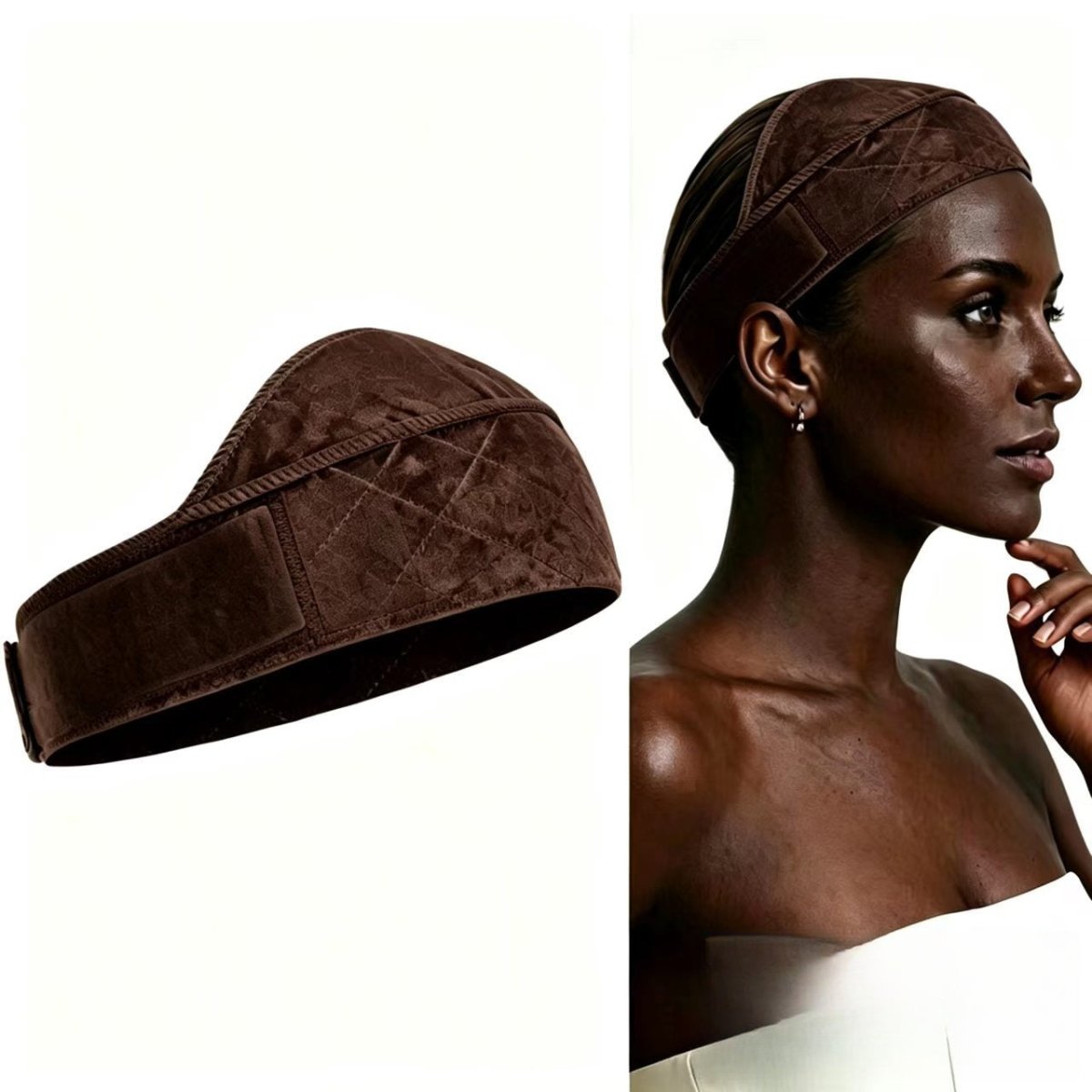 Quilted Elastic Hijab Grip Band(MAC433) - Mariam's Collection