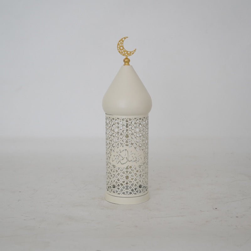 Ramadan Eid Candle Lantern Metal Craft Decorative Light (MAC380) - Mariam's Collection