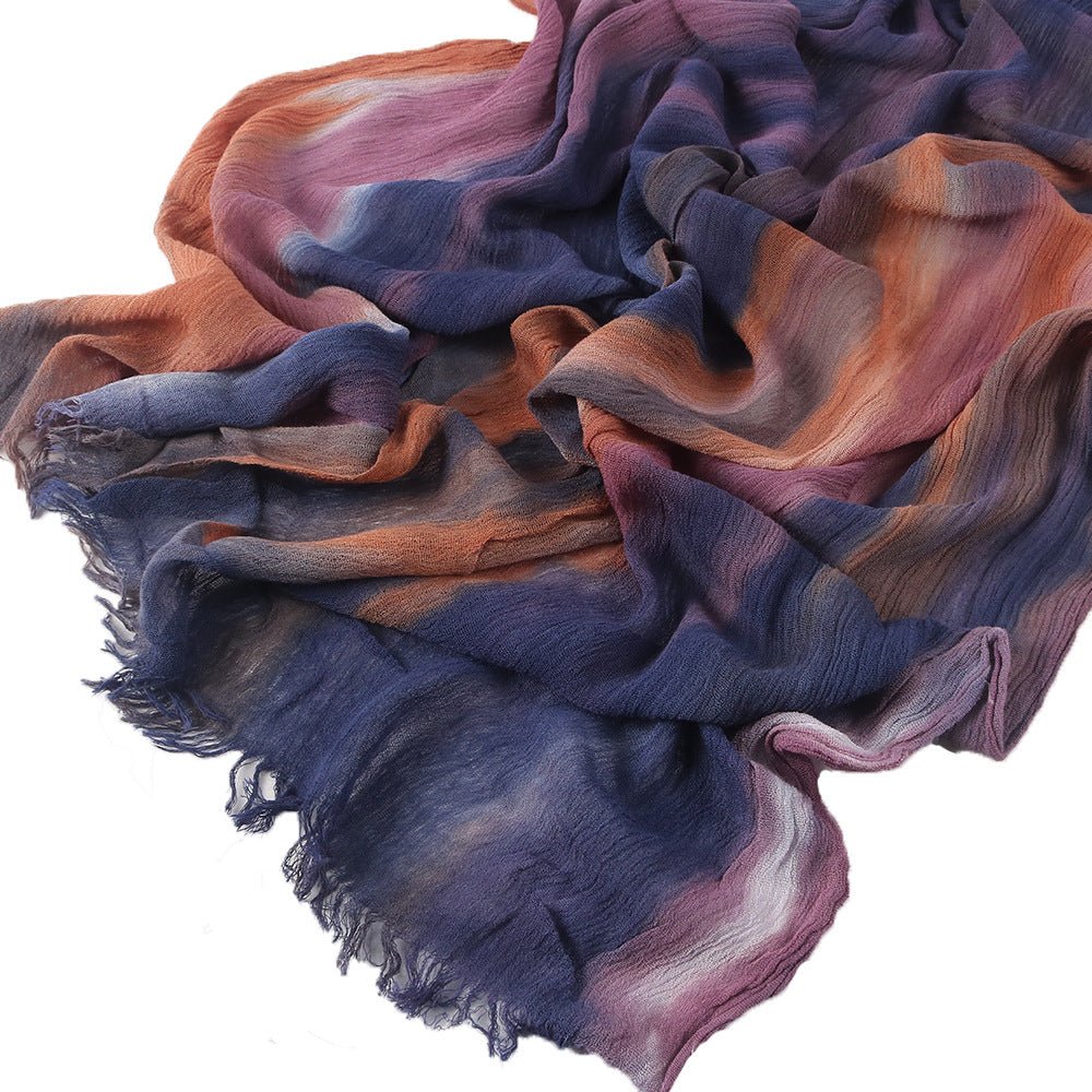 Rayon Gradient Tie - Dye Scarf(MH216) - Mariam's Collection
