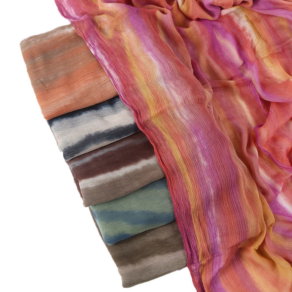 Rayon Gradient Tie - Dye Scarf(MH216) - Mariam's Collection