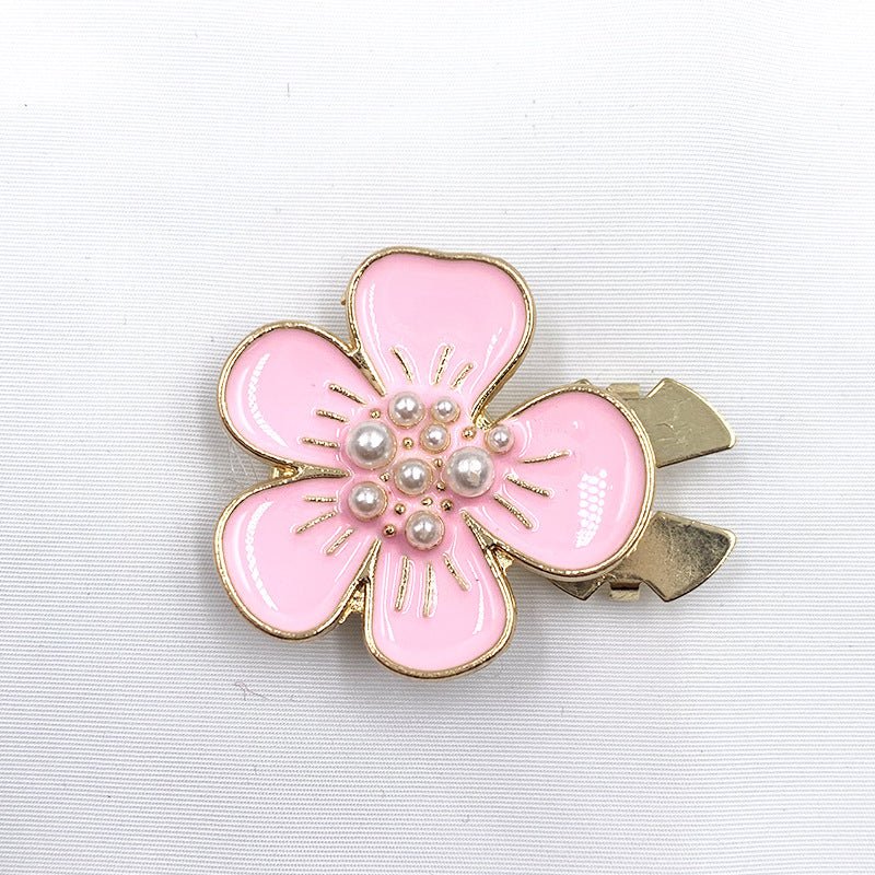 Rhinestone Button Covers | Crystal Flower Decorative Clips(MAC359) - Mariam's Collection