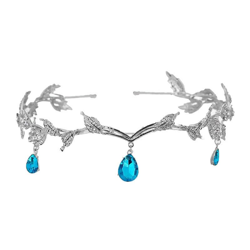 Rhinestone - Encrusted Hair Clip with Forehead Pendant Accent (MAC329) - Mariam's Collection