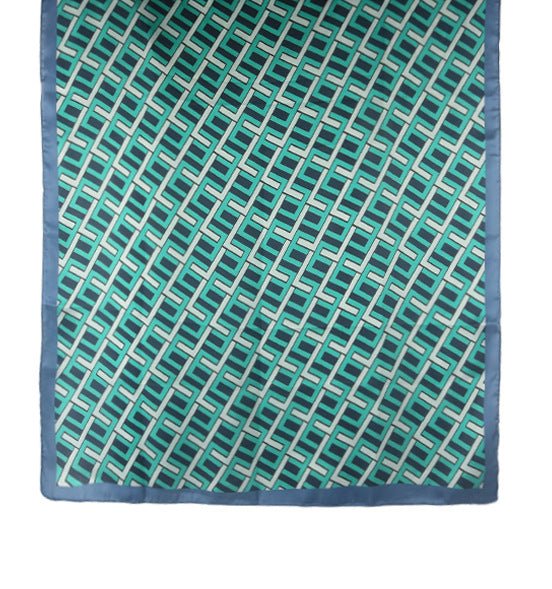 Satin Silk Printed Hijab Scarf(MH217) - Mariam's Collection