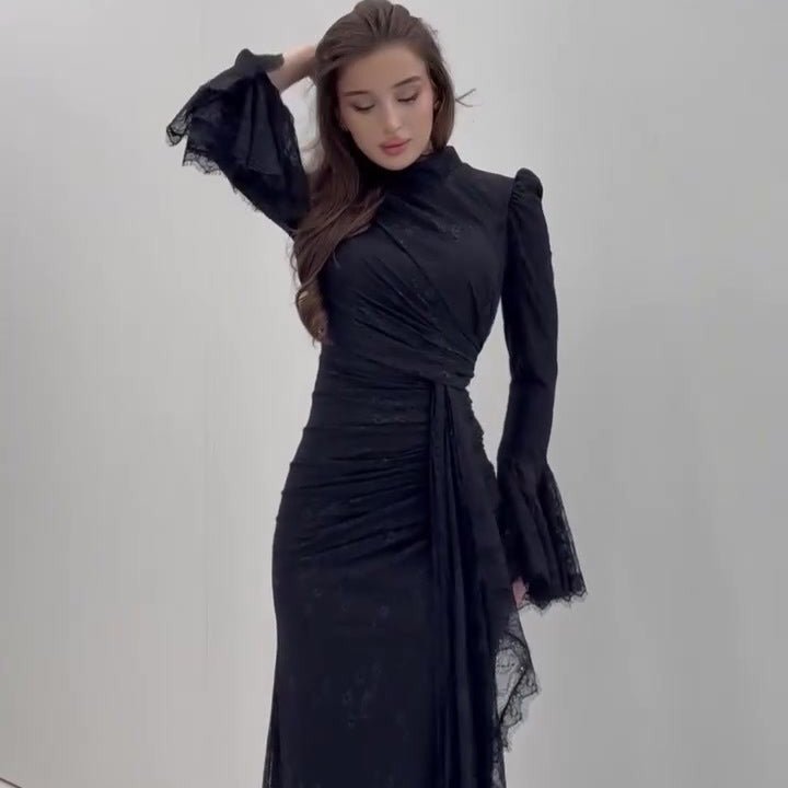 Sequin Embellished Maxi Dress(MS282) - Mariam's Collection