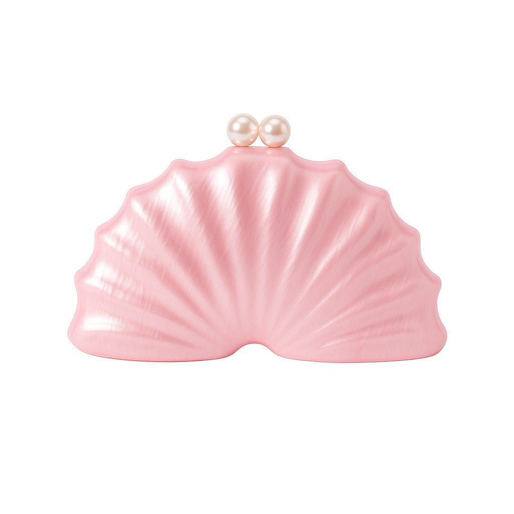 Shell Acrylic Clutch Evening Bag (MAC300) - Mariam's Collection