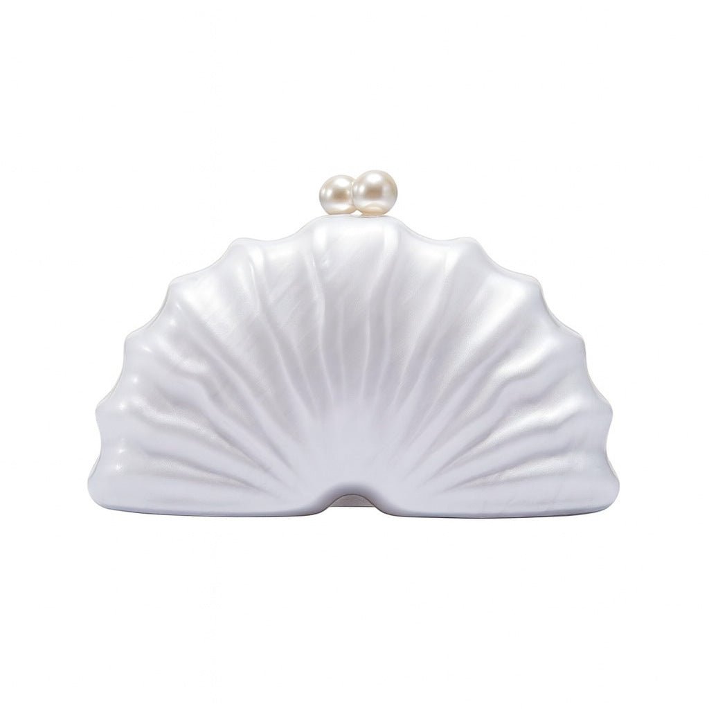 Shell Acrylic Clutch Evening Bag (MAC300) - Mariam's Collection