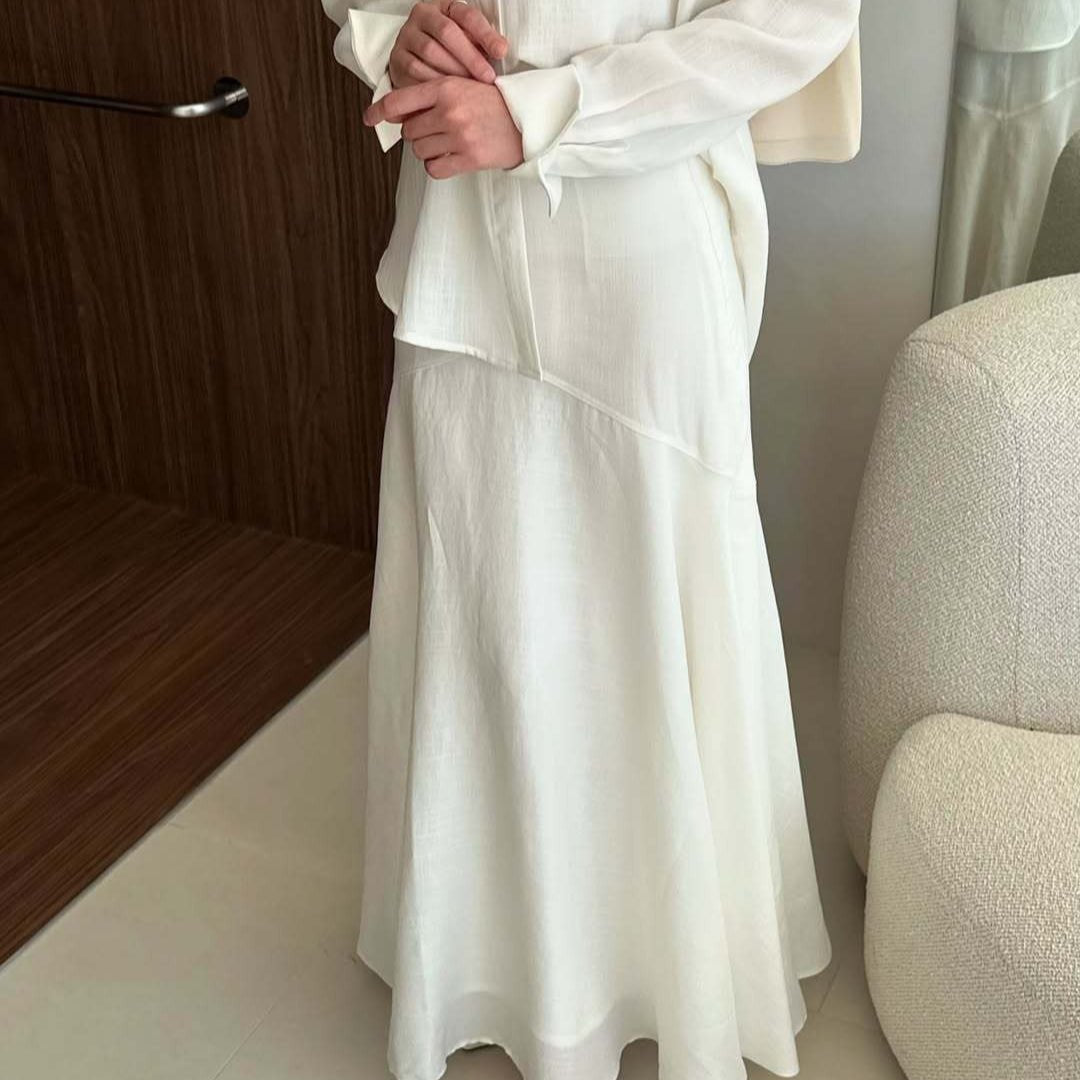 Shirt & Tiered Skirt Set(MS259) - Mariam's Collection