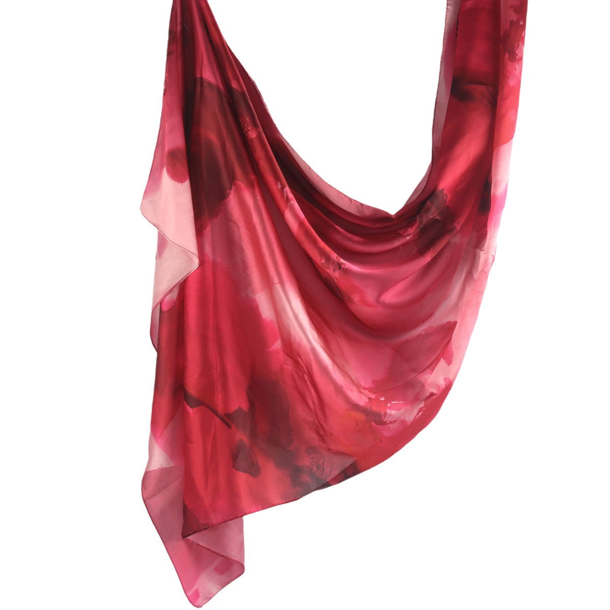 Silk Marble Print Hijab Scarf(MH209) - Mariam's Collection
