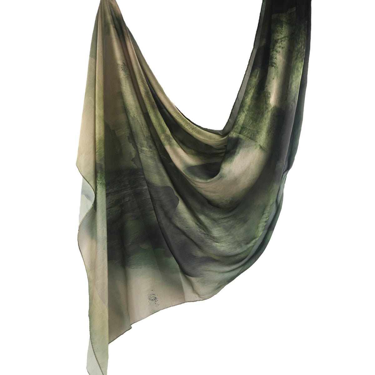 Silk Marble Print Hijab Scarf(MH209) - Mariam's Collection