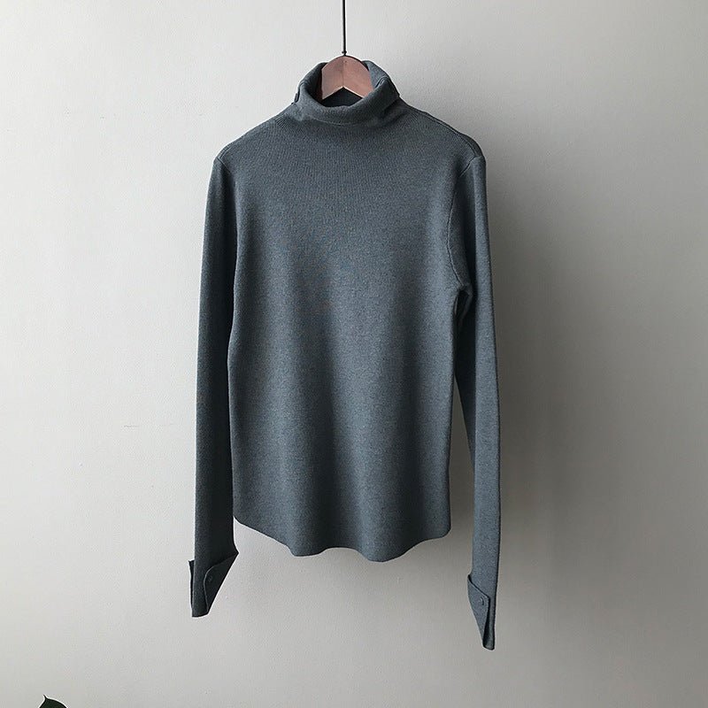 Slim Fit Turtleneck Base Layer Sweater(MS171) - Mariam's Collection