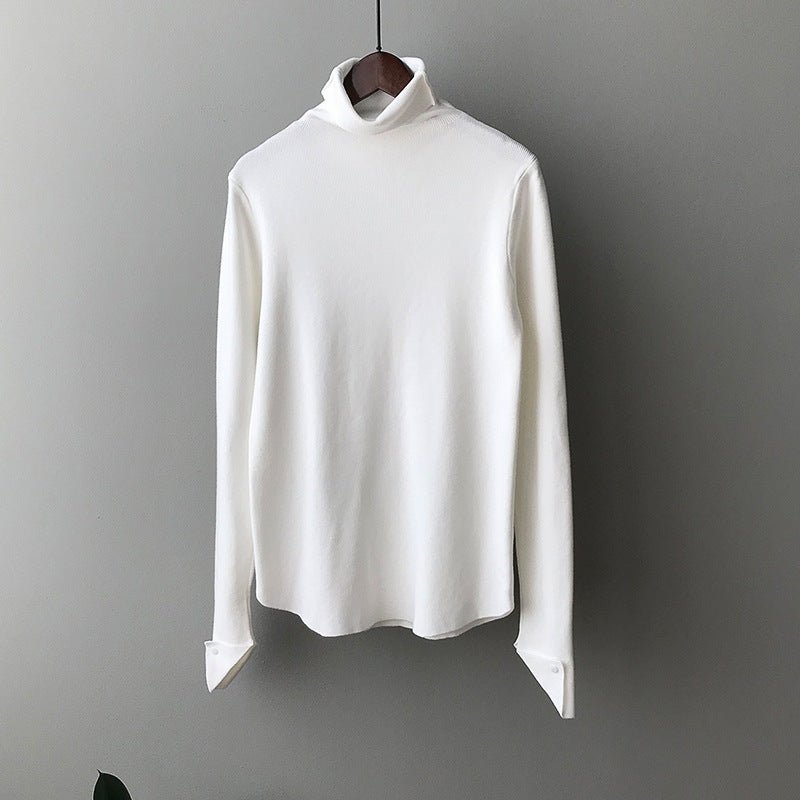 Slim Fit Turtleneck Base Layer Sweater(MS171) - Mariam's Collection