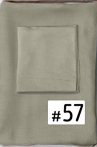 Soft Breathable Solid Color Versatile Hijab (MH188) - Mariam's Collection