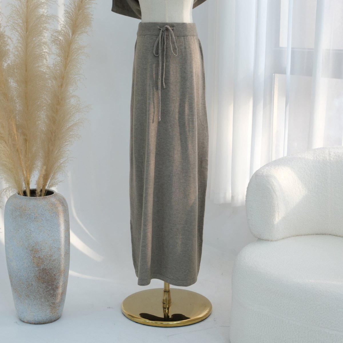 Soft Knit Three - Piece Set(MOA284) - Mariam's Collection