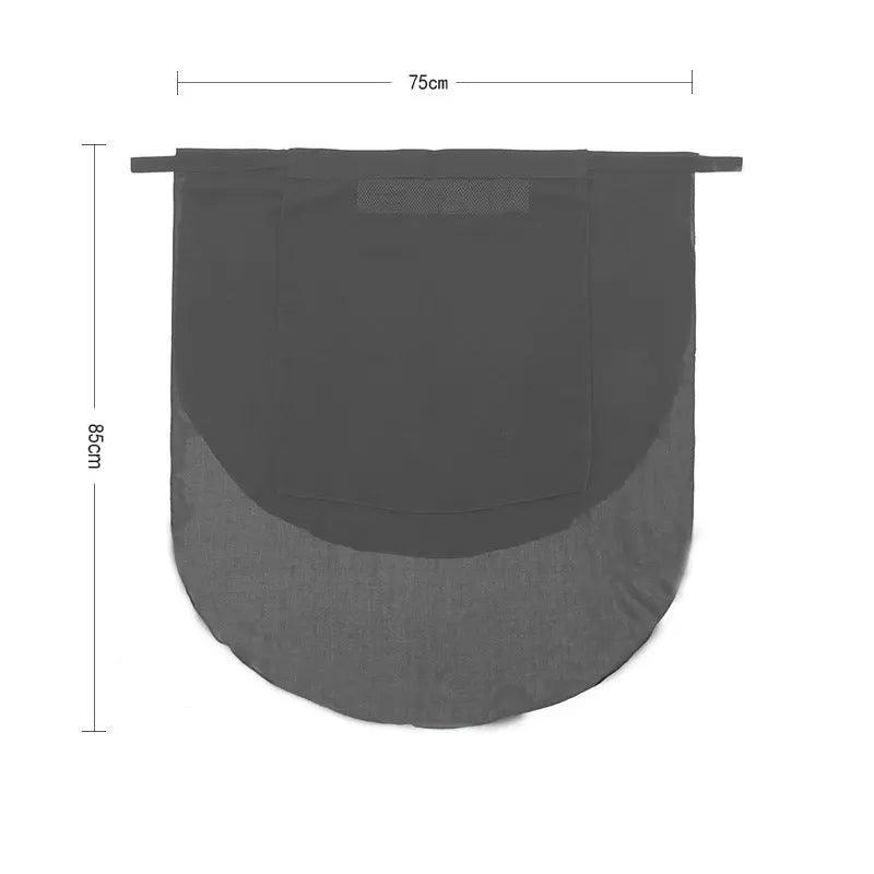 Solid Color Chiffon Hijab with Niqab - MH043 Elegant Modest Wear - Mariam's Collection