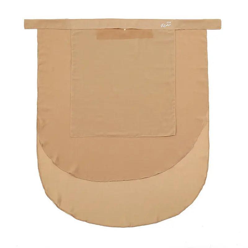 Solid Color Chiffon Hijab with Niqab - MH043 Elegant Modest Wear - Mariam's Collection