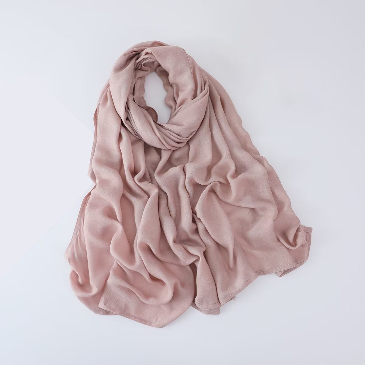 Solid Color Minimalist Versatile Soft Hijab (MH170) - Mariam's Collection