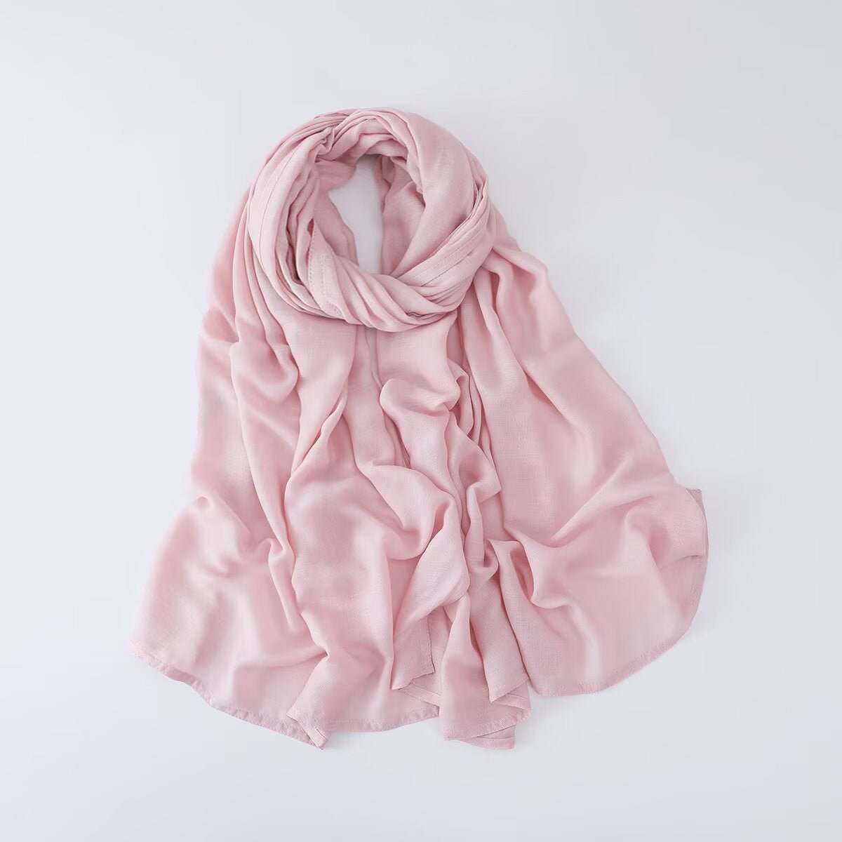 Solid Color Minimalist Versatile Soft Hijab (MH170) - Mariam's Collection