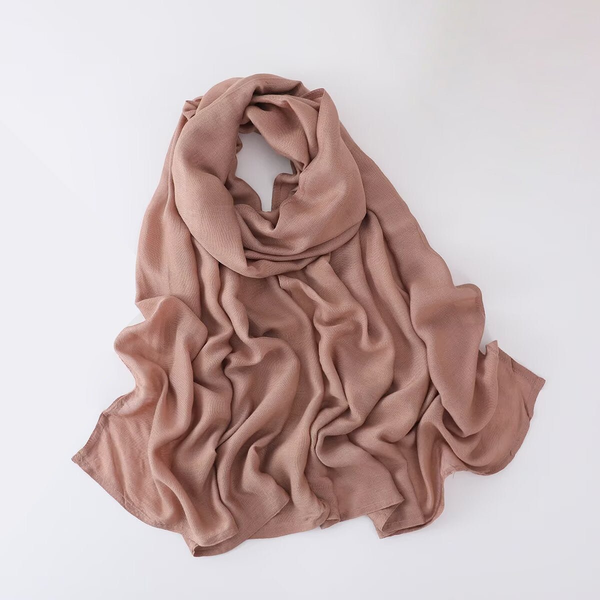 Solid Color Minimalist Versatile Soft Hijab (MH170) - Mariam's Collection