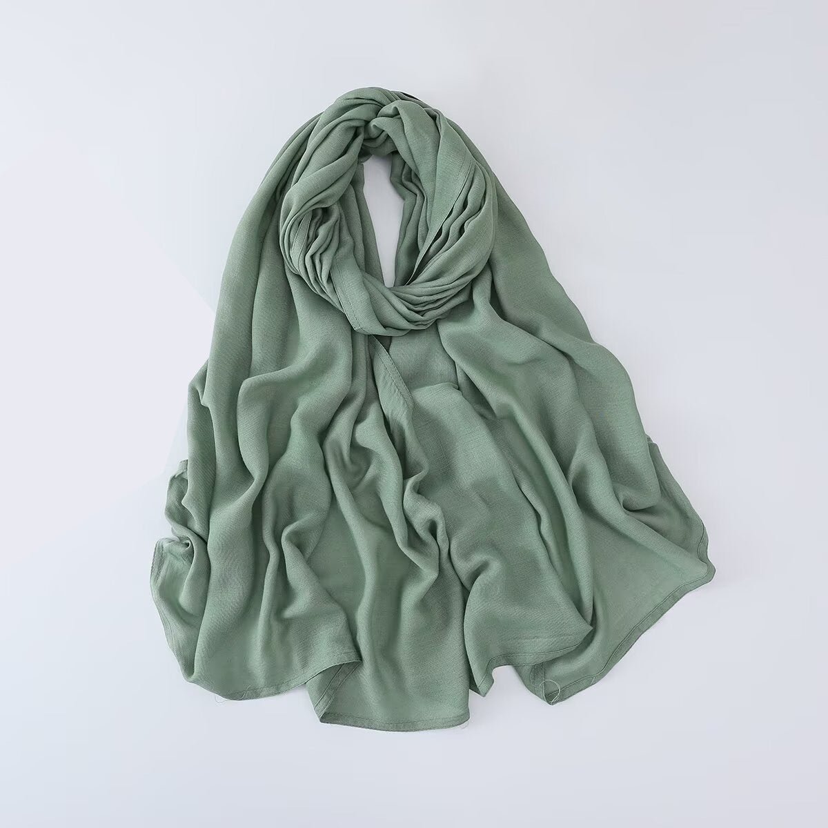 Solid Color Minimalist Versatile Soft Hijab (MH170) - Mariam's Collection
