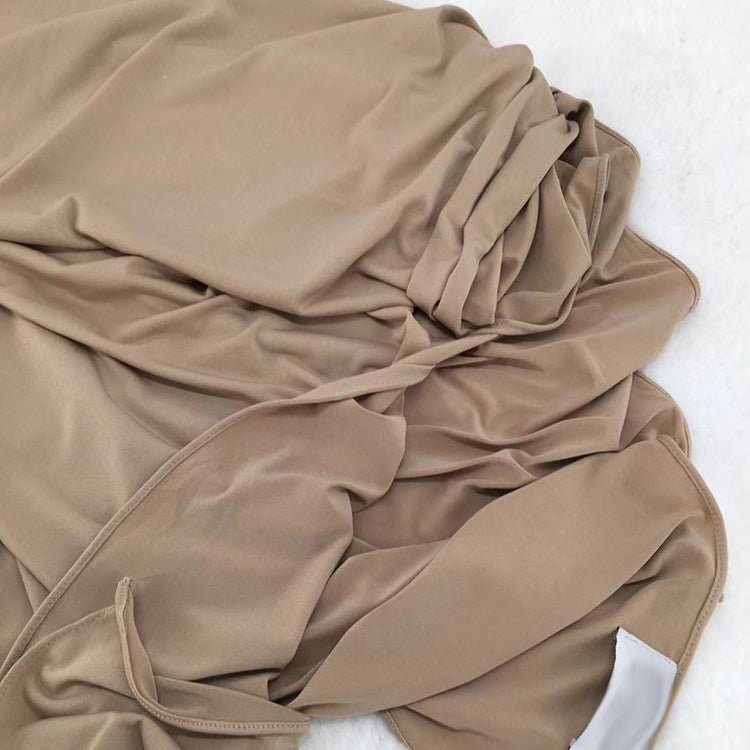 Solid Color Versatile Minimalist Hijab (MH190) - Mariam's Collection