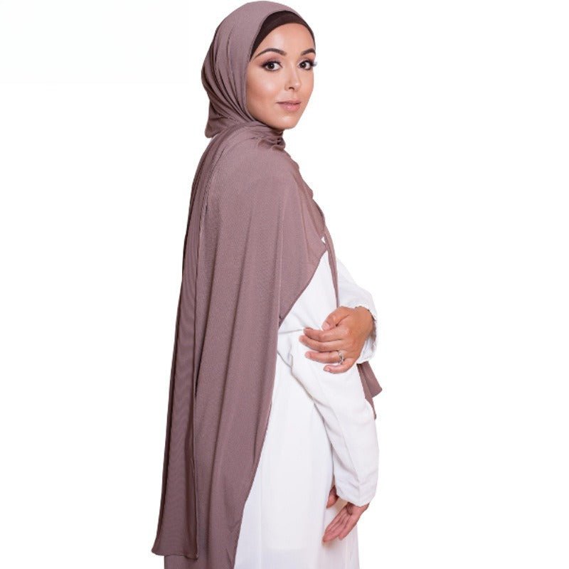 Solid Color Versatile Minimalist Hijab (MH190) - Mariam's Collection