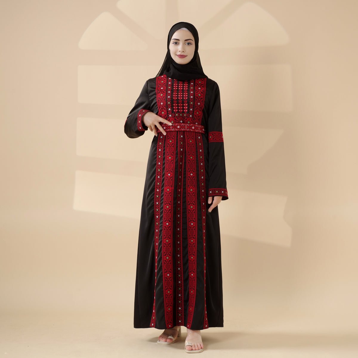 Tatreez Traditional Palestinian Heritage Abaya – Collector’s Edition | Limited Pre - Order (MA253) - Mariam's Collection