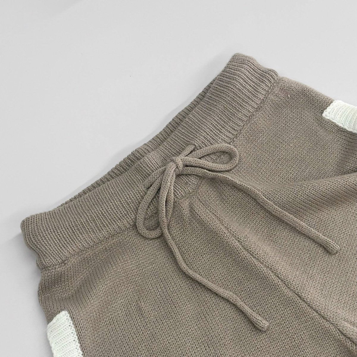 Textured Knit Sweater & Wide-Leg Trouser Set(MS448) - Mariam's Collection
