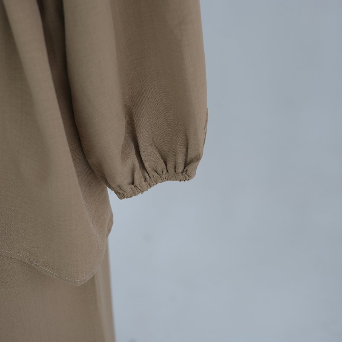 Textured Longline Top & Wide-Leg Trouser Set(MS455) - Mariam's Collection