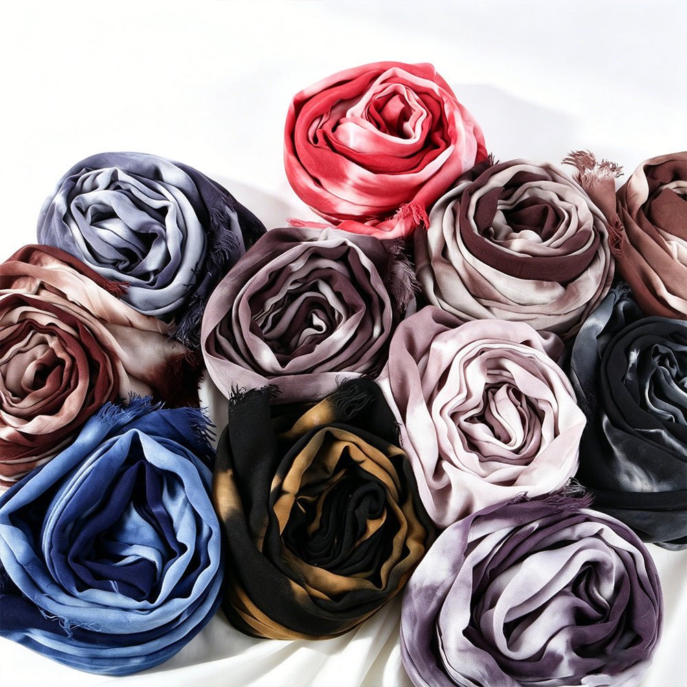 Tie-Dye Hijab Scarf(MH232) - Mariam's Collection