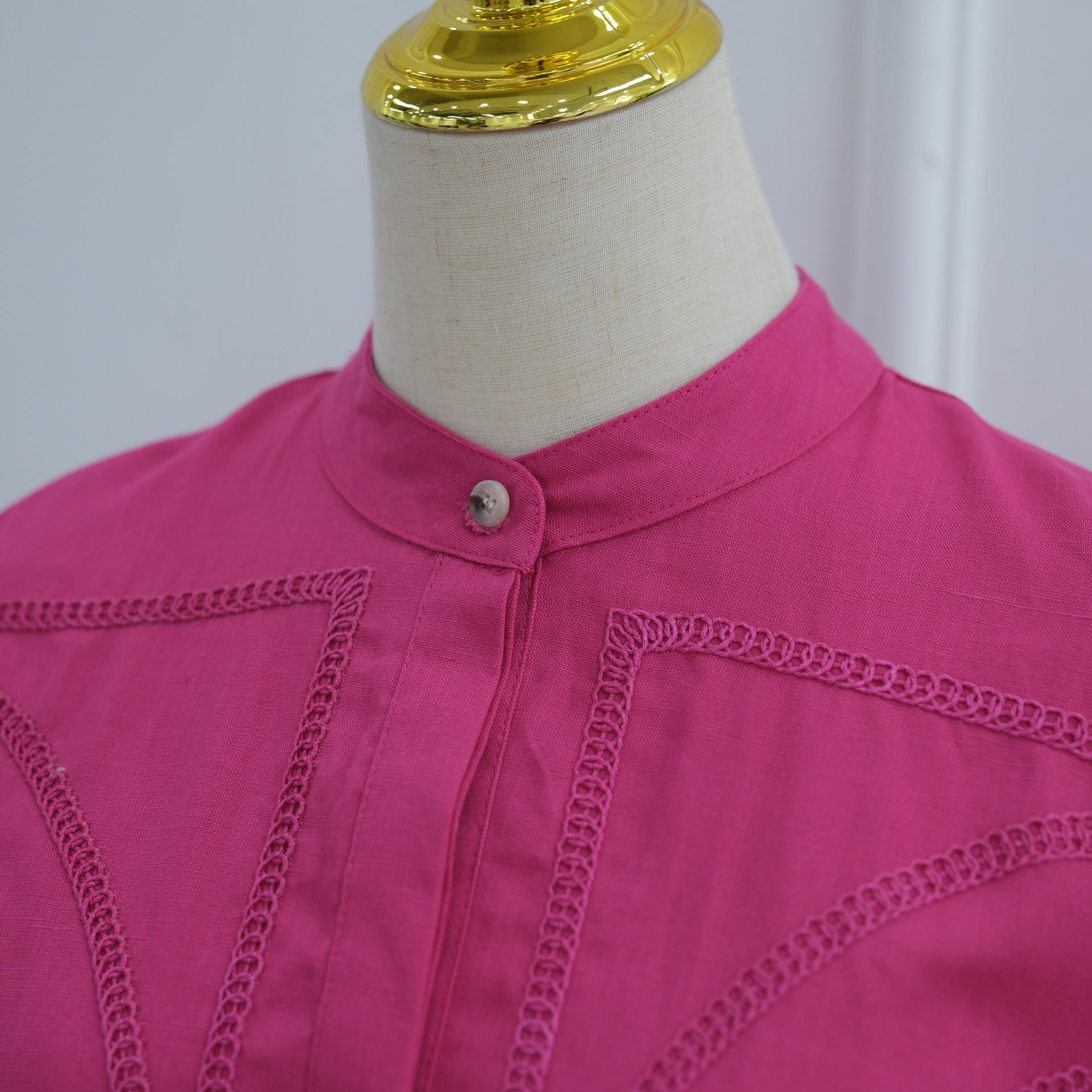 Tonal Chain Stitch Embroidered Set(MS501) - Mariam's Collection
