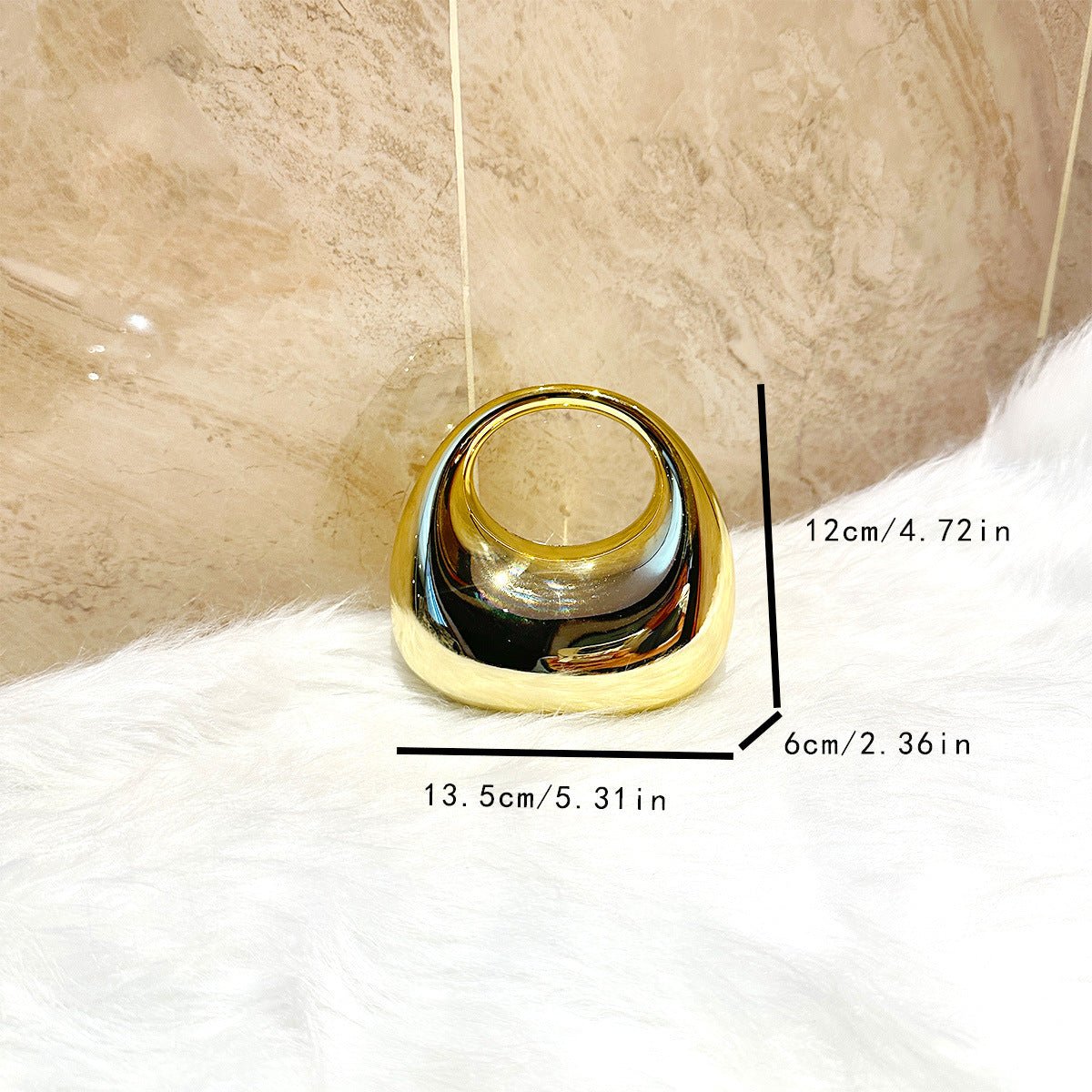 Trendy Acrylic Handbag for Women - Shiny Metal Crossbody / Shoulder Tote