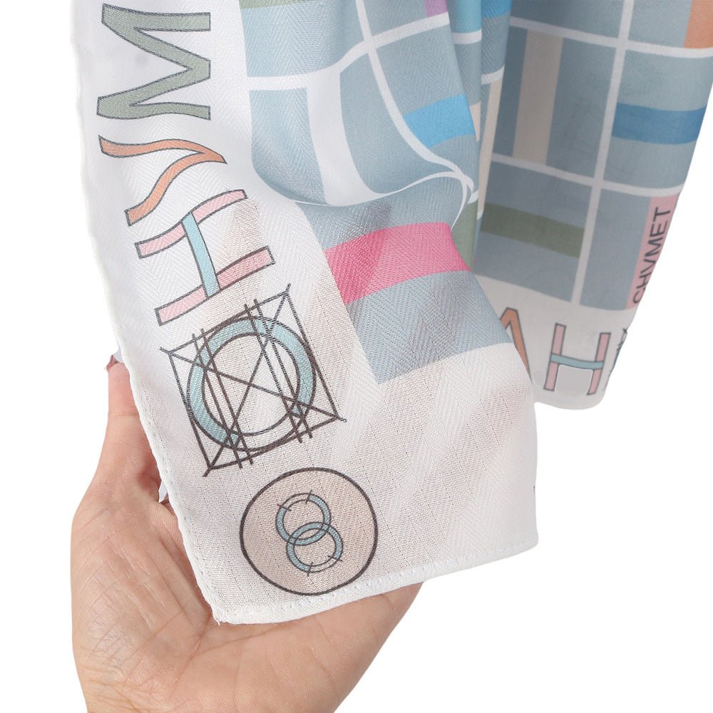 Twill Cotton Printed Scarf(MH215) - Mariam's Collection