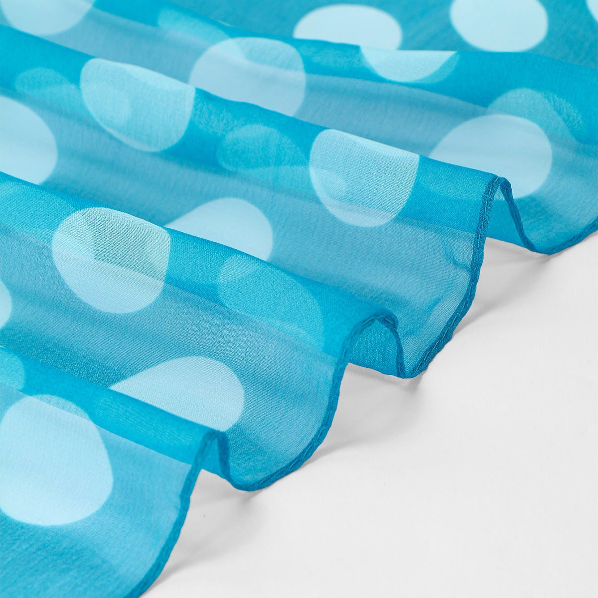 Two-Tone Polka Dot Chiffon Hijab Scarf(MH247) - Mariam's Collection