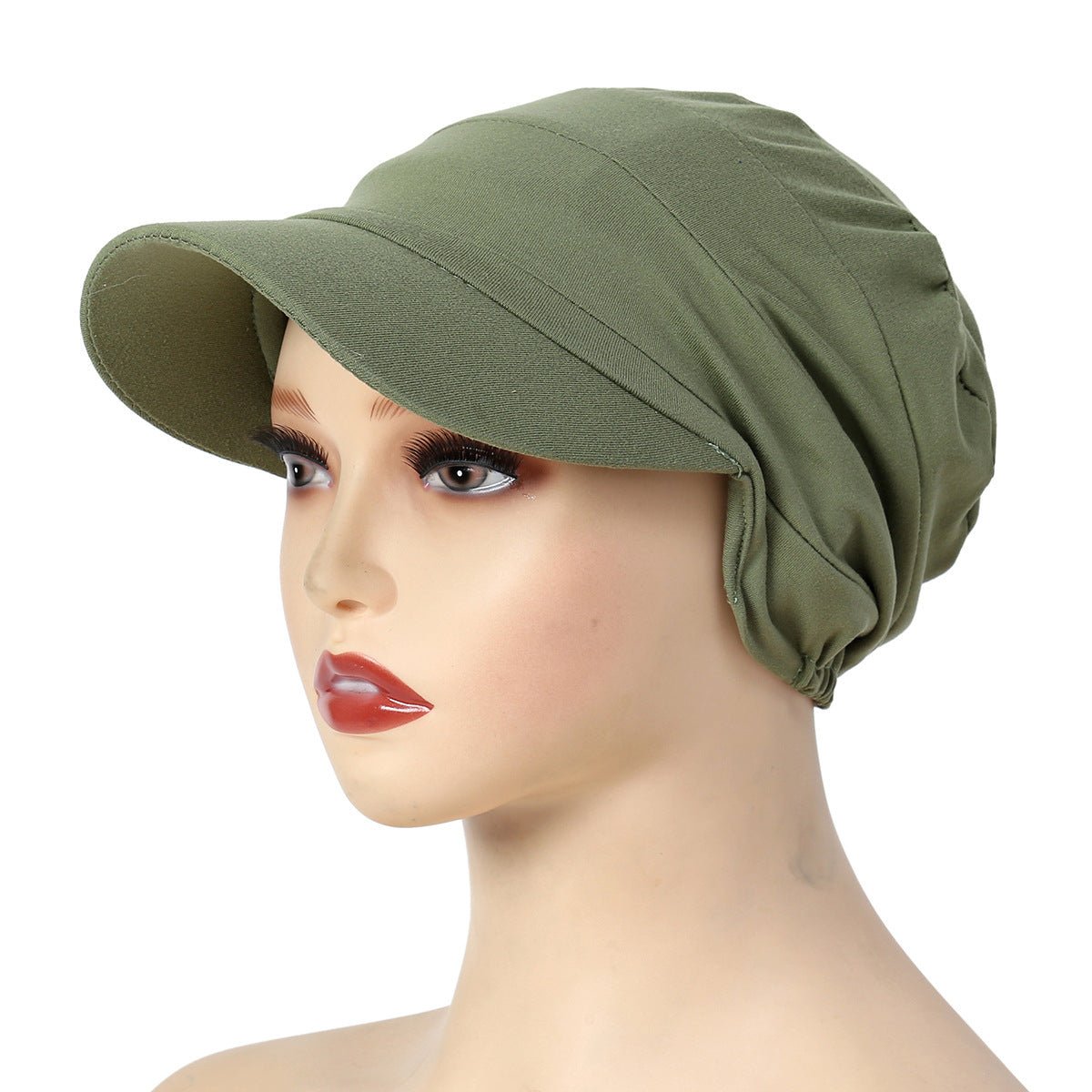 Versatile Hijab, Bottom Hat with Brim (MH108) - Mariam's Collection