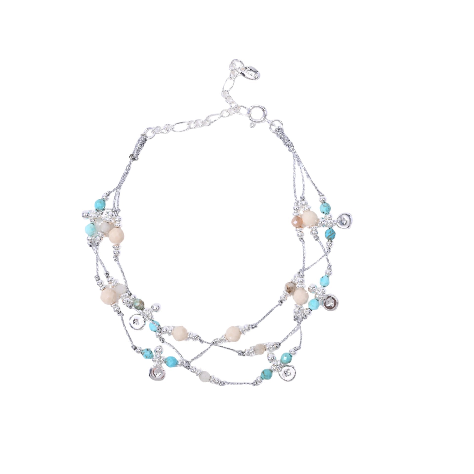 Vintage Bohemian Beaded Cord Bracelet(MAC462) - Mariam's Collection