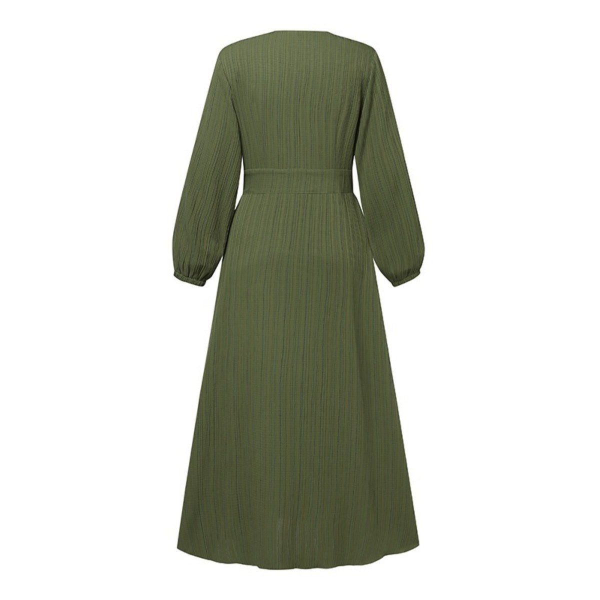 Vintage Button - Front Abaya Dress | Long Sleeve Modest Robe. (MA256) - Mariam's Collection