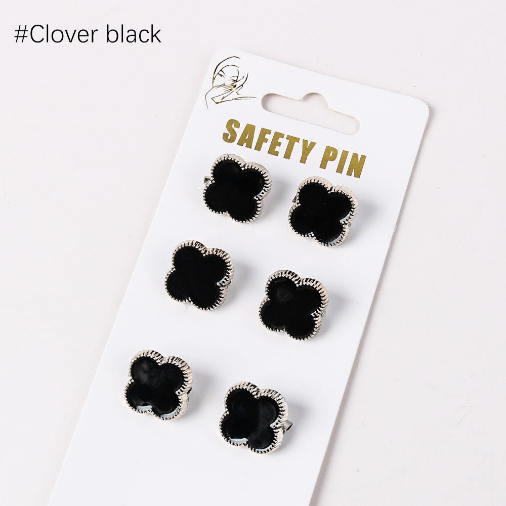 Vintage Enamel Brooch Pin Set(MAC366) - Mariam's Collection