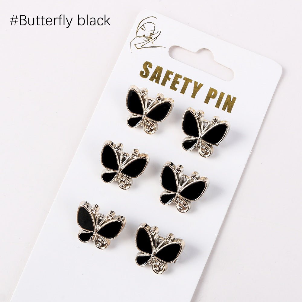 Vintage Enamel Brooch Pin Set(MAC366) - Mariam's Collection