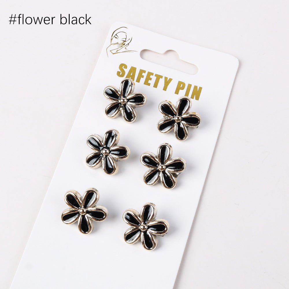 Vintage Enamel Brooch Pin Set(MAC366) - Mariam's Collection