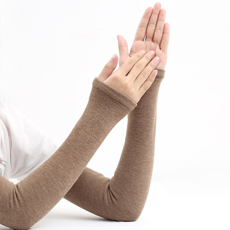 Warm Detachable Elastic Sleeve Cuffs (MAC298) - Mariam's Collection