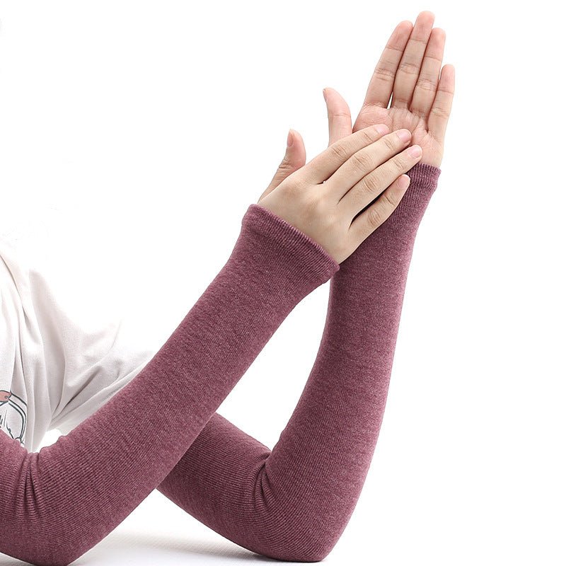 Warm Detachable Elastic Sleeve Cuffs (MAC298) - Mariam's Collection