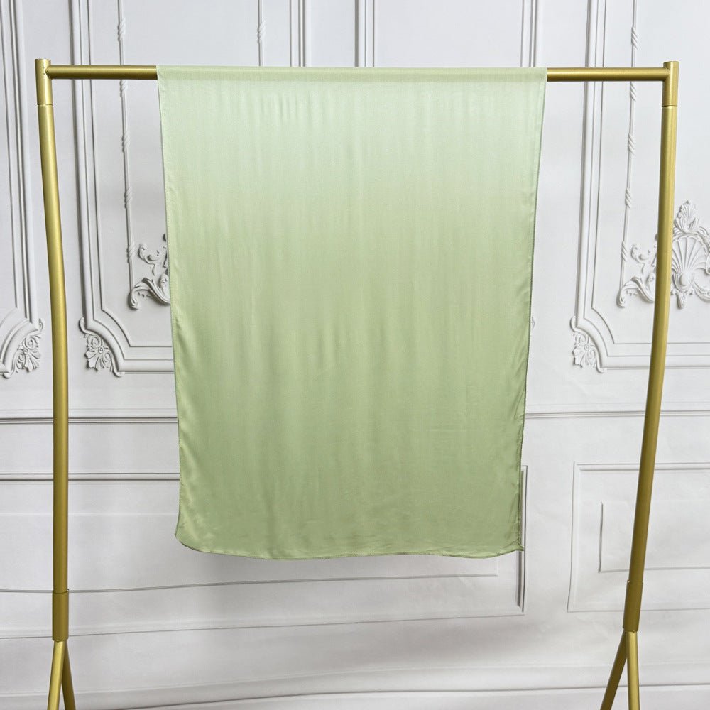 Watercolor Artistic Modal Hijab with Painted Floral Motifs (MH144) - Mariam's Collection