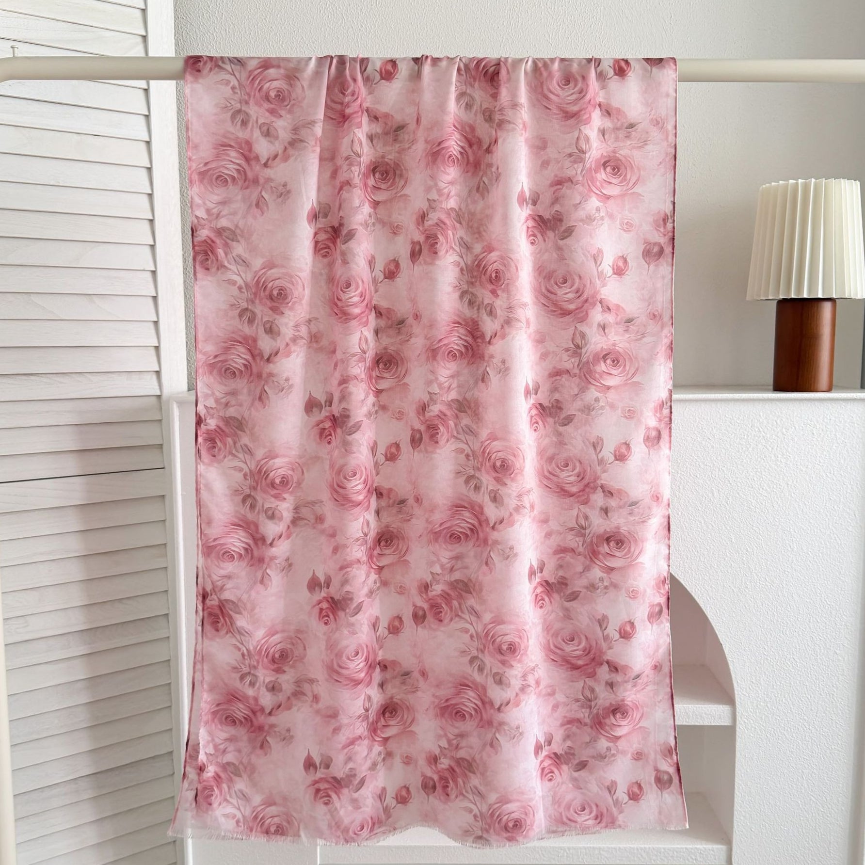 Watercolour & Tie-Dye Print Lightweight Hijab Scarf(MH257) - Mariam's Collection