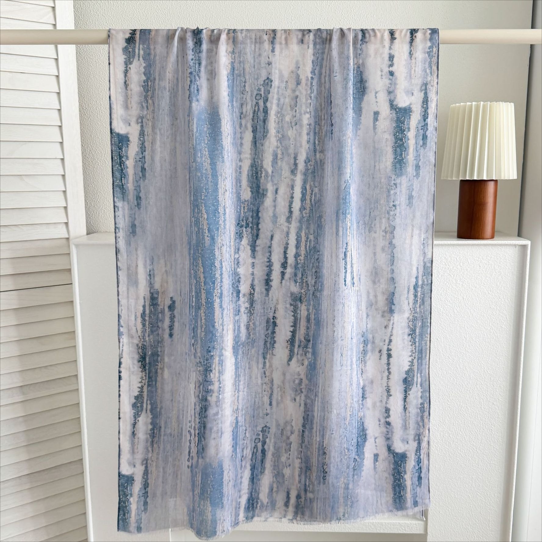 Watercolour & Tie-Dye Print Lightweight Hijab Scarf(MH257) - Mariam's Collection