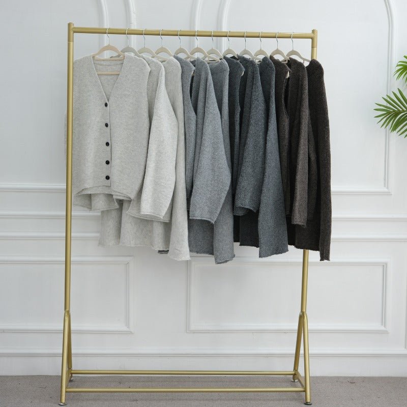 Winter Stretch Knit Three - Piece Set | Cardigan Vest & Skirt Ensemble(MS122) - Mariam's Collection