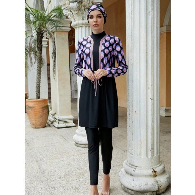 Islamic Swimwear Hijab | Muslim Women Swimwear Islamic Modest Swimsuit (MB017)