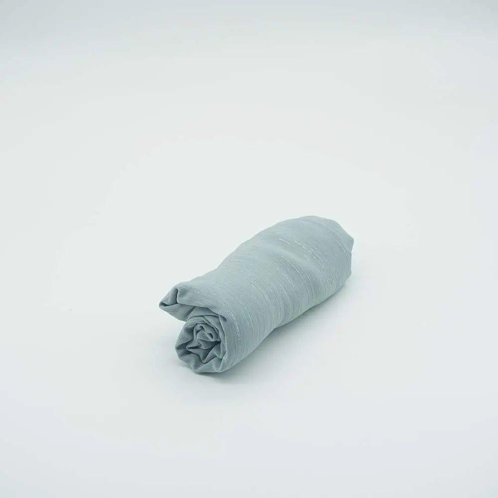 Women's Long Scarf in Solid Color with Silver Silk Bronzing - MH022 - Mariam's Collection