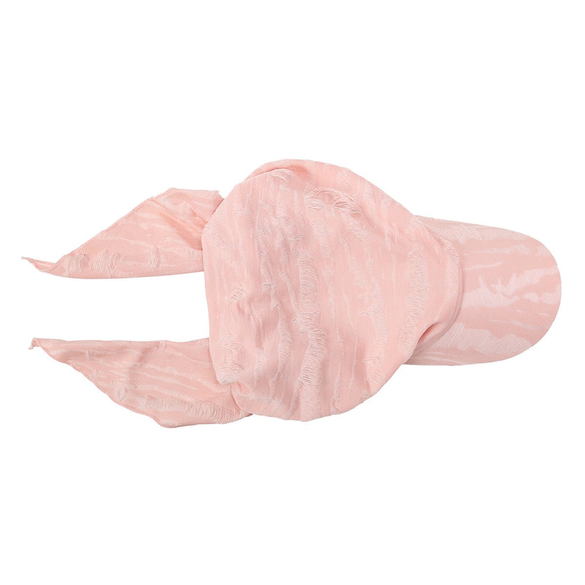 Women's Multi - Color Fashion Baseball Cap – Frayed Edge Boho Beanie with Feather Detail(MH113) - Mariam's Collection