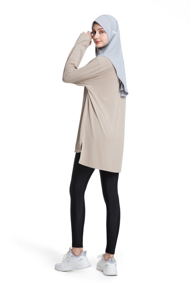 Women's Quick Dry Half Zip Running Top(MS115) - Mariam's Collection